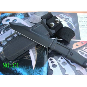 OEM EXTREMA RATIO FULCRUM BLACK TITANIUM VERSION FIXED BLADE KNIFE UDTEK00189